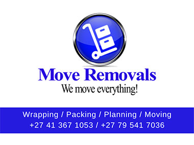 Move Removal  - Move Removal will move you safely from A to B.  We provide residential and commercial moving services both domestic and nationally across the entire South Africa.  We'll move you fast - at a very affordable rate.